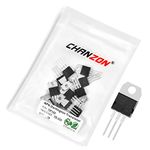 Chanzon TIP122 TO-220 NPN Darlington Power Bipolar Junction Transistor (Pack of 10pcs)