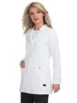 Koi Betsey Johnson 3-Pocket 32 Margiold Lab Coat White S