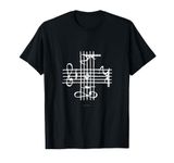 Johann Sebastian Bach Musical Signature Notation T-Shirt T-Shirt