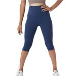 BlissClub WomenThe Ultimate Capris | 3/4th length Pants| Super- High Waist| 2 Pockets| Wide Waistband| Activewear for Women