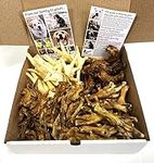 100% Natural Dog Treat Box: The CLUCKY BOX (900g of chicken dog treats including chicken feet, chicken wings and chicken necks) LSP