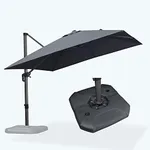 PURPLE LEAF Patio Umbrella with Bas