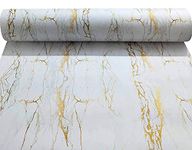 Wizzo (12 inch x 59 inch) Marble Design Self Adhesive Lamination Vinyl Sheet Roll for Mobile Phones, Tablet, Laptop, Car Dashboard, Glass, Almirah, Table etc.| Multipurpose | Matte Finish | M1