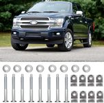 Truck Bed Mounting Bolt Nut Hardware Kit Compatible with Ford F250 F350 F450 F550 Super Duty Truck 1999-2016 Replaces 924-311, W706640-S900, W706641-S900, W708770S436