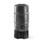Harcostar 227 litre Grey Water Butt Kit inc. stand and downpipe fittings