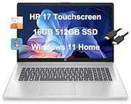 HP 17 Laptop (17.3" HD+ Touchscreen