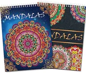 Elfew 2 Pack Mandalas Coloring Book