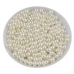 Elegant Casa White Pearls for Crafts Round Shape White Plastic Moti for Jewellery Making Art and DIY Crafts Work Necklace Bracelet Earring Making 16 Mm 300 Pieces