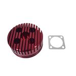 JRL CNC Cylinder Head for Racing 66cc/80cc Engine (red)