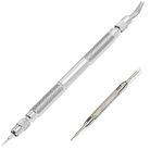 Watch Spring Bar Tool Set Watch pins Stainless Steel Tool for Watch Wrist Bands Strap and Clasp by OTOPO (Silver)