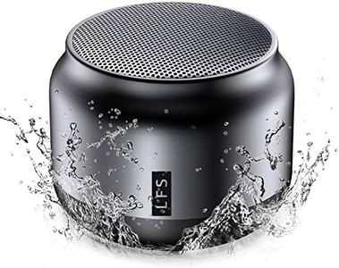 LFS Mini Bluetooth Speakers Portable Wireless Speaker Small Shower Speaker, 15H Playtime, TWS Pairing, Waterproof Outdoor Speaker for Home, Travel, Beach