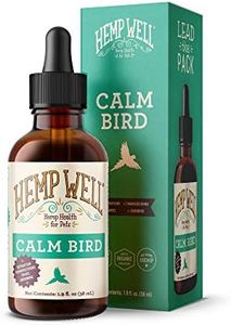 Hemp Well Calm Bird Oil — Relieves Anxiety, Calms and Relaxes Your Bird, Reduces Destructive Behavior, Organically Sourced – 2 Ounces