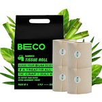 Beco Eco Friendly - Tissue Roll/ Toilet Tissue Paper (3 Ply) - 4 Rolls ( 220 Pulls Per Roll )