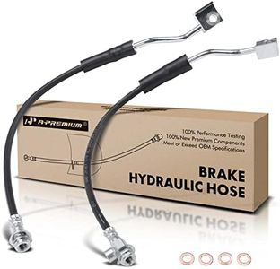 A-Premium Front Driver and Passenger Brake Hydraulic Hose Compatible with Ford Models - For F-150 1990-1996, For Bronco 1990-1992 - Replace# F4TZ2078C