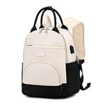 MYHOZEE Laptop Backpack for Women - Small Travel Backpack Work Bags with USB Charger College Bookbag Business Computer Back Pack