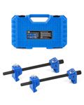 Orion Motor Tech MacPherson Strut Spring Compressor Tool Set with 26.7 cm Range, Dual Heavy-Duty Coil Spring Compressor Tools with 1/2" Square Drive, 13/16" Hex Auto Tool Set for Suspension Work, Blue
