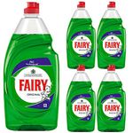 5 x Washing Up Dishwashing Liquid Original Green 900 ml Quality