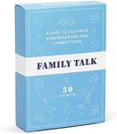 Family Talk Deck by BestSelf — Family Conversation Starter Cards to Strengthen Parent, Child and Teen Relationships Through Meaningful Dinner Questions and Sharing Time — 50 Engaging Prompts