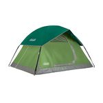 Coleman Sundome Camping Tent, 2 Person, Spruce Green