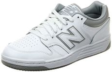 New Balance Men's 480 Sneaker, White/Grey, 9.5 UK