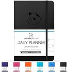 Panda Planner Classic Daily Planner 2026 – Undated Quarterly & Productivity Planner with Hourly Schedule, To Do List, Daily Journal, Goal Planner, Habit Tracker & Gratitude Organizer – Black