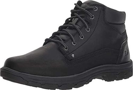 Skechers Men's Segment-Garnet Hiking Boot, Black, 10 Medium US