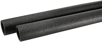 MECCANIXITY Foam Tube Sponge Protective Sleeve Heat Preservation Black Sleeve Polyethylene Pipe 40mm(1.57 Inch) ID for Pipe Insulation, Pack of 2