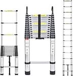 16.5ft Telescoping Ladder with 2 De