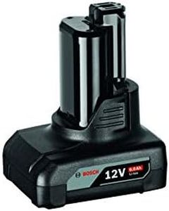 Bosch Professional 1600A00X7H Pack Batterie Gba 12 V 6, 0 Ah, 1 Pièce, 1600 A00 x 7H Noir