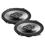 PIONEER TS-A682F 6" x 8" 4-Way Coaxial Speaker System