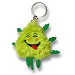 PAW:20 Bud the Nug 420 Themed Keychain, Green, 2.5 x 1 x 2.5