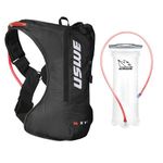 USWE Outlander Moto Hydration Pack, Running, Hiking Hydration Backpack with Water Bladder, Hydropack for Men and Women, Backpack Gear and Equipment for Cycling, MTB (Black, 4L)