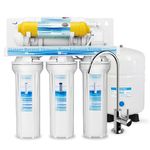 Geekpure 6-Stage Reverse Osmosis Drinking Water Filter System with Mineral Remineralization Filter-75 GPD