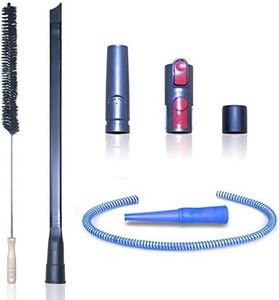 VACEXT Dryer Cleaning Kit-Removes Lint from Your Dryer Vent As Seen on TV-Vacuum Attachment Tiny Tubes-Dusty Brush-Dust Cleaning Sweeper-Dryer Cleaner Brush-Flexible Dryer Vent Lint Cleaning Brush