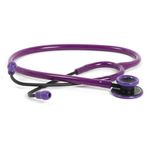 RCSP Micro Adjustable Stethoscope For Doctors And Medical Student, Adult | Light weight Chest Piece with Flexible Single Head, Purple