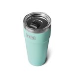 YETI Rambler 30 oz Stackable Tumbler, Stainless Steel, Vacuum Insulated with MagSlider Lid, Seafoam