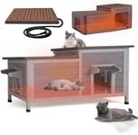 GUTINNEEN Heated Cat House Outdoor 