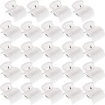 Syhood 24 Pieces Hot Roller Clips Plastic Hair Curler Claw Clips Replacement Roller Clips for Women Hair Section Styling