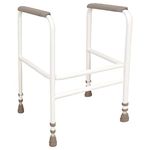 NRS Healthcare M00869 Free Standing Toilet Frame - Height Adjustable (Eligible for VAT relief in the UK)