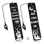 Halloween Scream Gift for Girls Boys,Horror Movie Merchandise Bookmark for Her Him,Scary Ghost Gift for Kids Teens,Funny Spooky Birthday Christmas Gift for Son Daughter,Book Mark for Reading Women Men