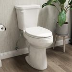 HOROW 21 Inch Tall Toilets, Extra High Toilets with Comfort Chair Height Seat, 1.28 GPF Single Flush Two-Piece Toilet, 12" Rough in Elongated Bowl for Seniors, Pregnant, Disabled & Tall Person, White