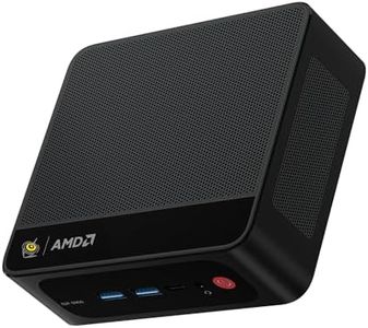 Beelink SER5 PRO Mini PC,AMD Ryzen 7 5800H(up to 4.4GHz,8C/16T),32G DDR4 RAM/1TB M.2 PCIe3.0 NVMe SSD Mini Computer,Supports 4K Three-Screen Display/WiFi 6/BT5.2/USB3.0