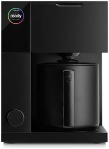 Fellow Aiden Precision Coffee Maker - 10-Cup Capacity, Built-In Brewing Guidance, Scheduling, Companion App, Removable Water Tank, Matte Black