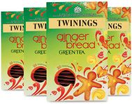 Twinings Gingerbread Green Tea, 80 Envelopes (Multipack of 4 x 20 Envelopes)