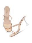 JM LOOKS Casual Sultan Kitten Heel Sandals Solid Comfortable Sole For Womens & Girls