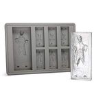 veklblan Star Wars Ice Tray Han in Carbonite Ice Tray Silicone Jelly Chocolate Cake