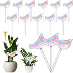 Zubebe 16 Pcs Bird Shaped Self Watering Planter Insert Self Watering Globes Automatic Plant Waterer Plant Self Watering Devices Watering Spikes Self Watering Stakes for Indoor Outdoor Garden Patio