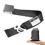 2 in 1 Airplane Seat Belt Extender, Coolrunner Adjustable 7-32" Airplane Seatbelt Extender - FITS ALL Airlines - Free Carrying Case