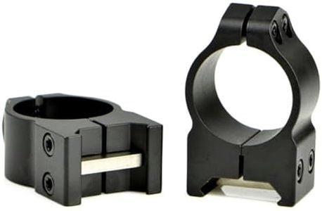 Warne Scope Mounts Extra High Matte Permanent Attach Rings (1-Inch)