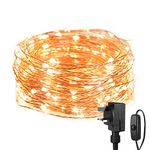 Lepro Fairy Lights Plug in, 10m 100 LED Copper Wire Fairy Lights, 33ft Warm White Fairy String Lights Mains Powered for Halloween, Bedroom, Wedding Decor, Garden, Party, Christmas and More